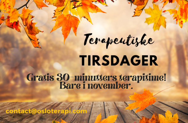 Terapeutiske tirsdager i November