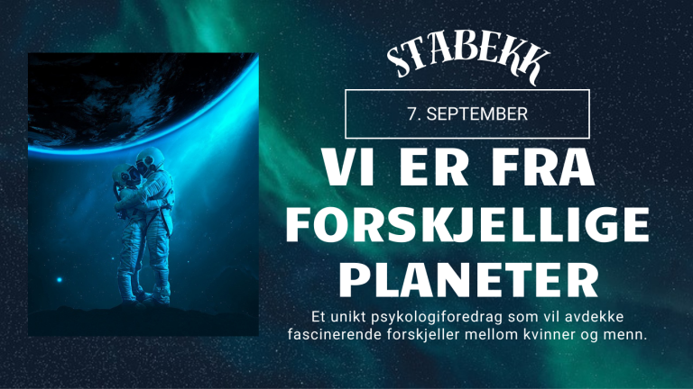 Vi er fra forskjellige planeter